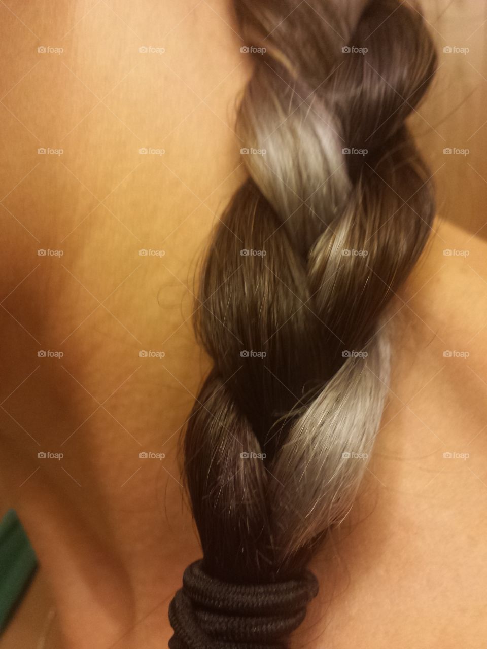 Silver Streaked Braid