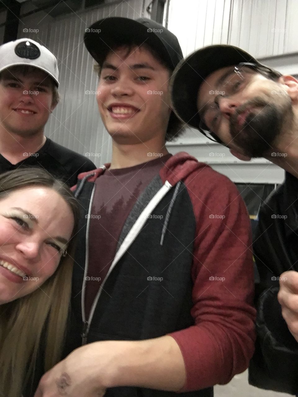 Group of people at a food and beverage expo 