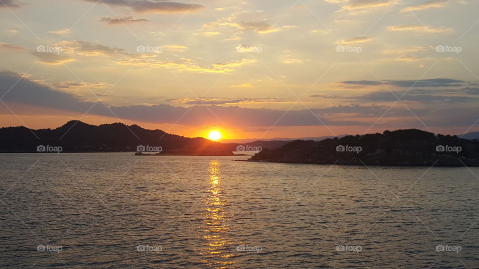 Incredible sunset - Greece