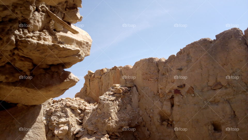 Rock formation at the desert