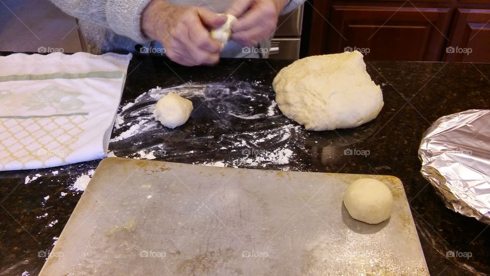 Handmade dinner rolls