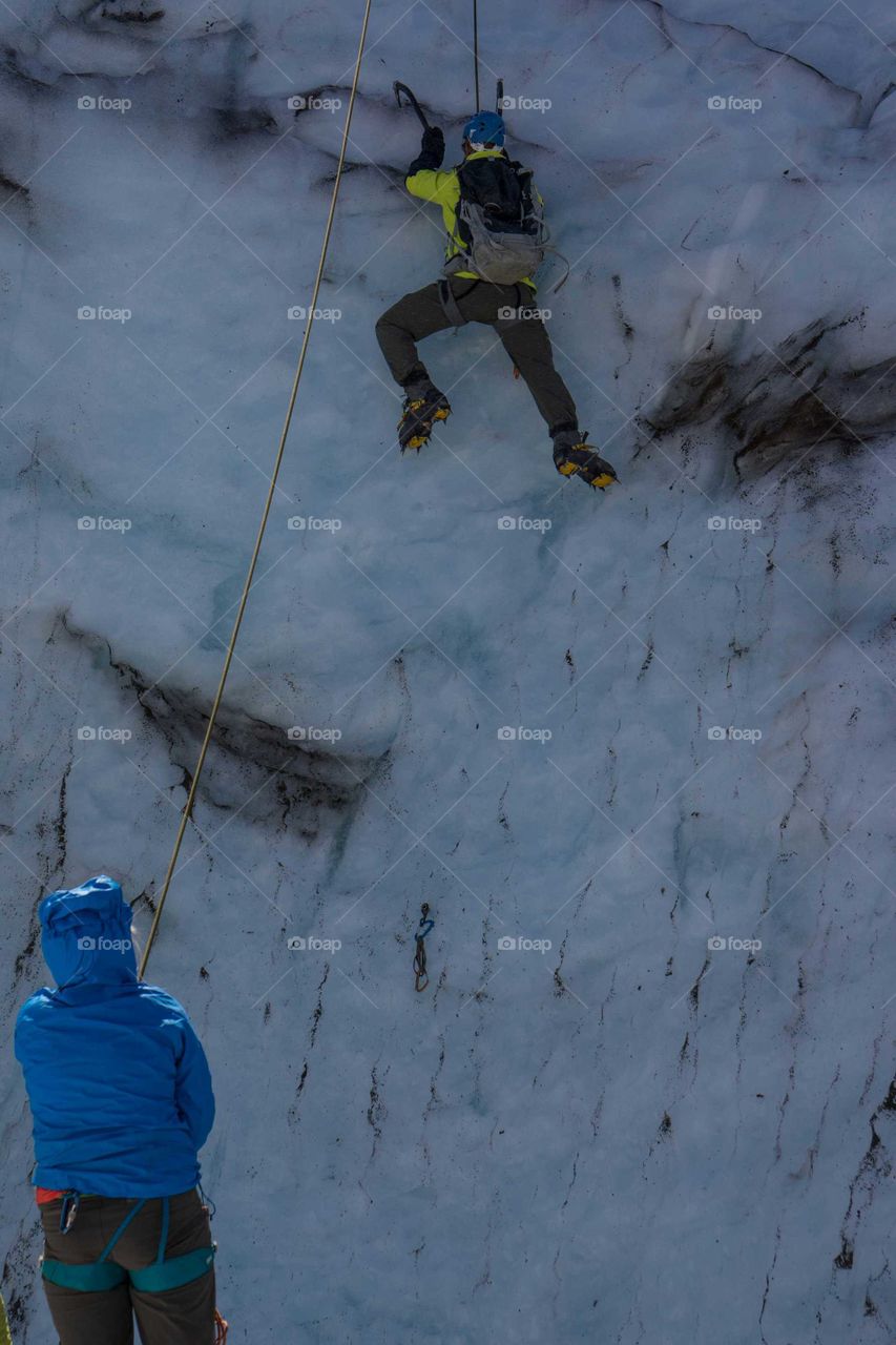 ice climbing