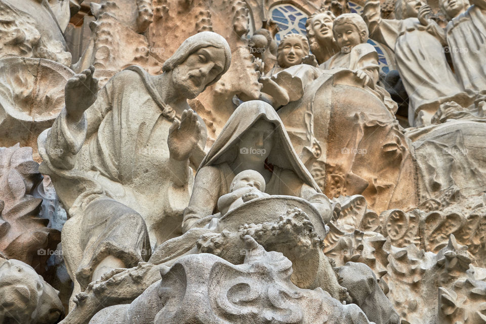 Sagrada Familia. Sculptures