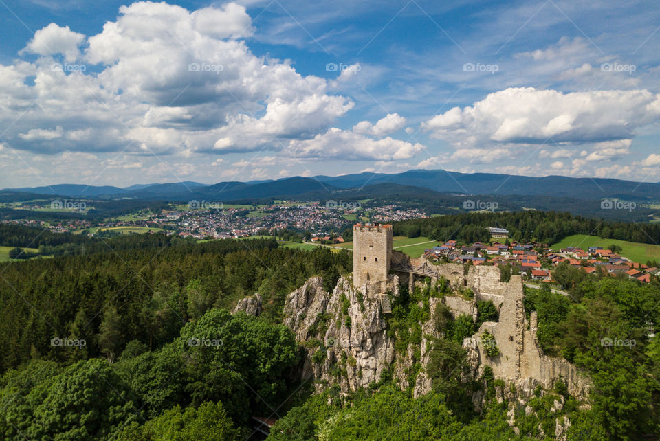 castle ruin weissenstein near regen