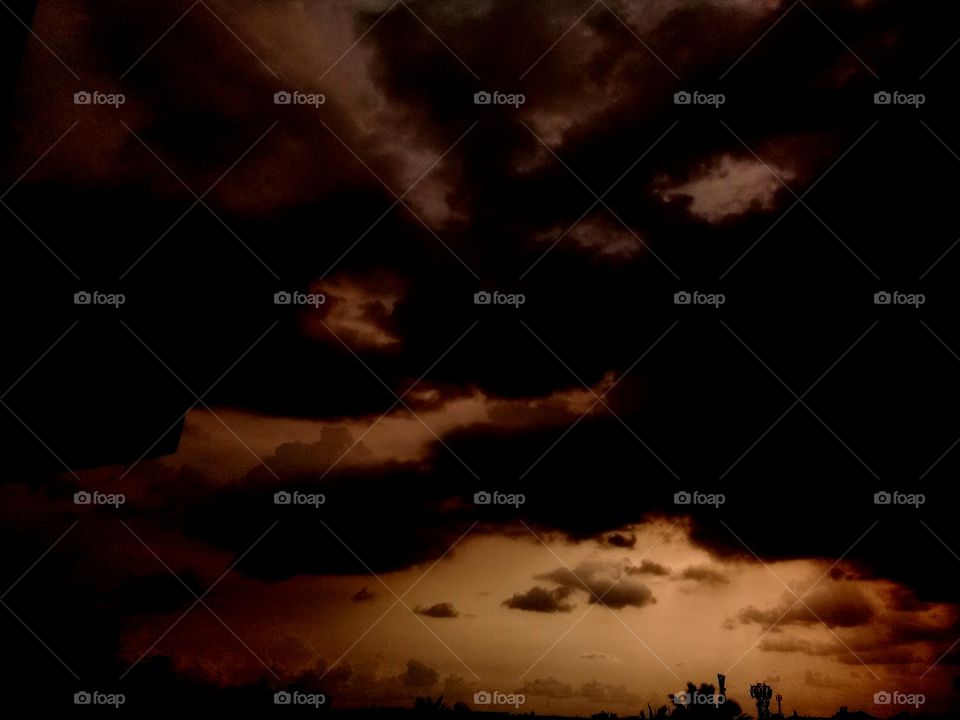 dark sky for evening