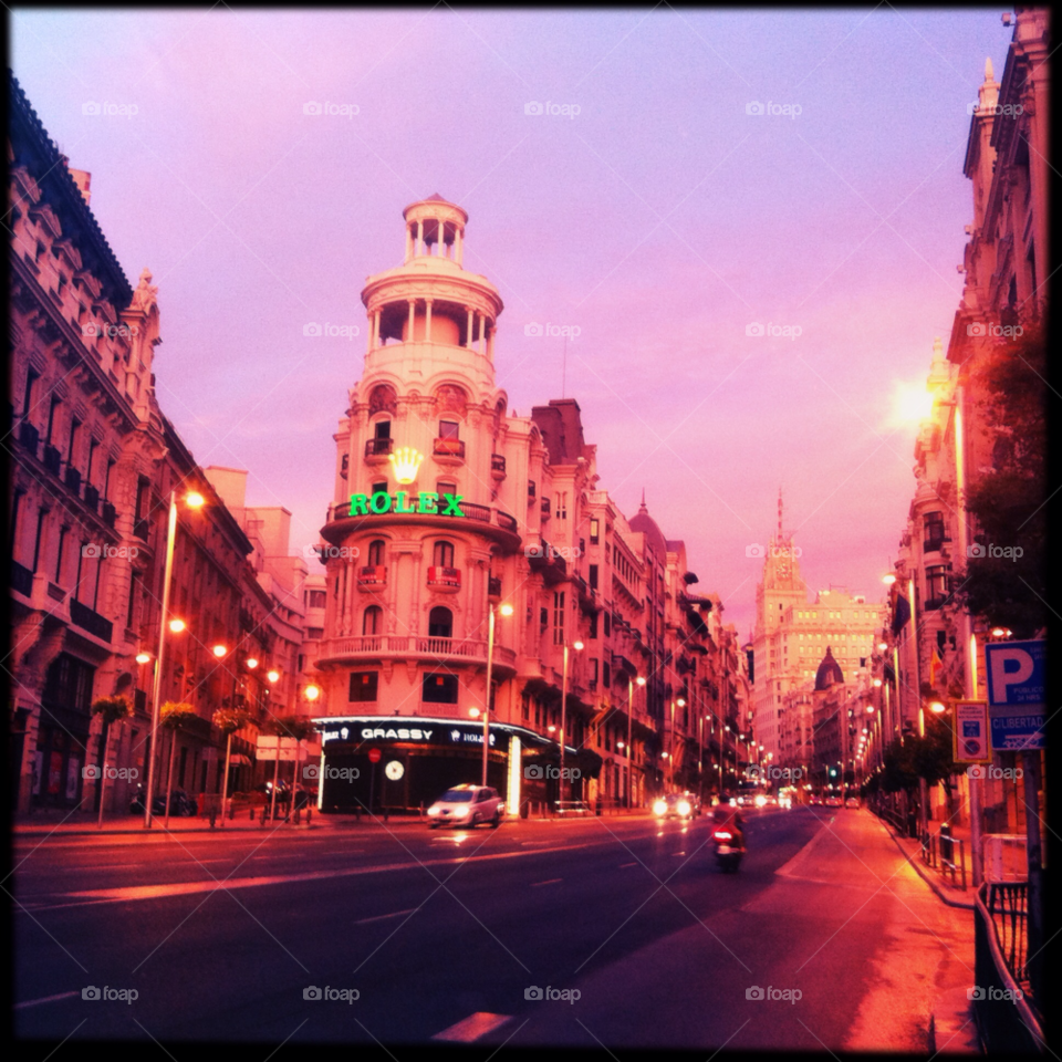 gran via madrid españa city dreams spain by jash