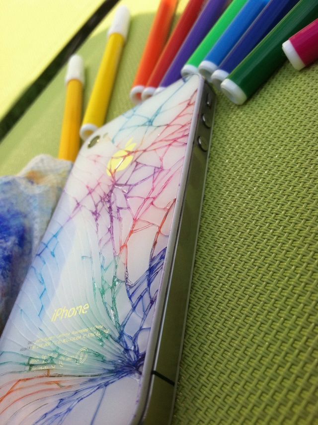 Cracked iPhone