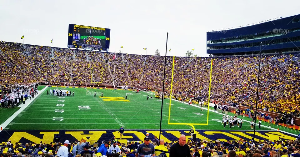 michigan football the big house stadium