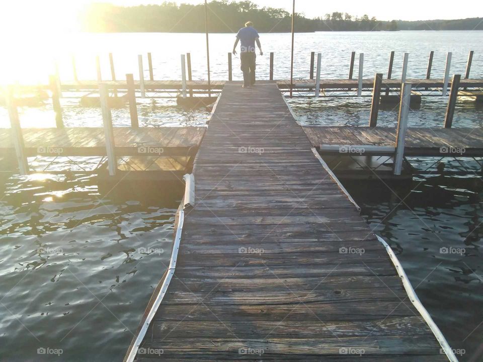 Man on the Dock