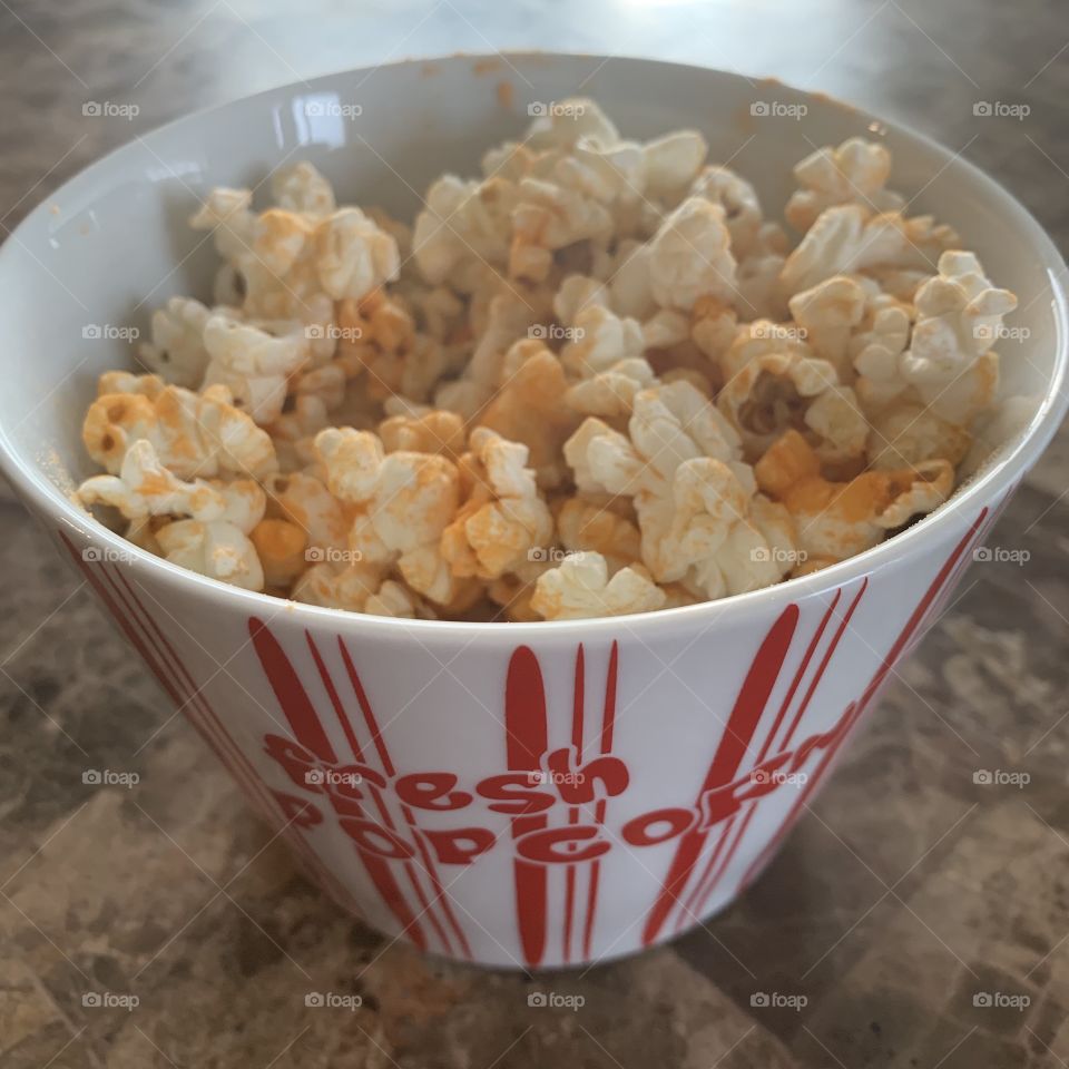 Cheddar cheese popcorn 