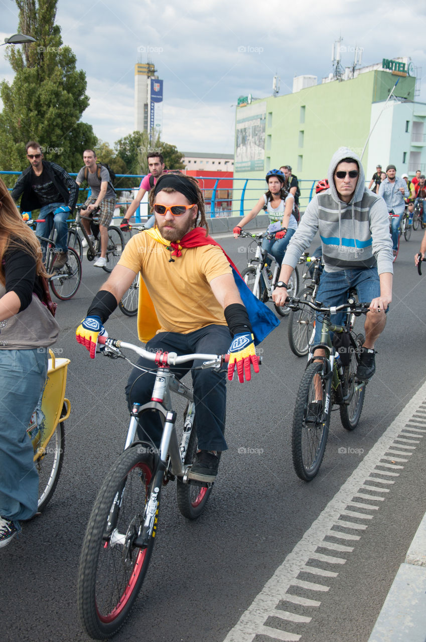 Bike protest