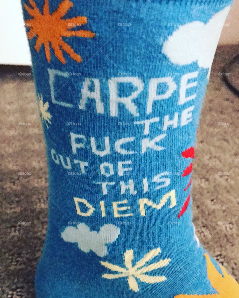 Socks with messages 