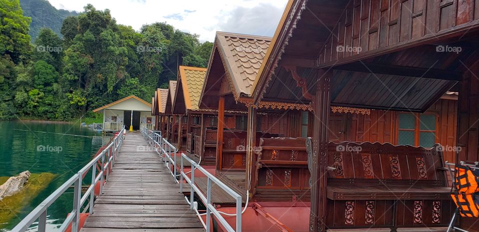 Floating bungalows