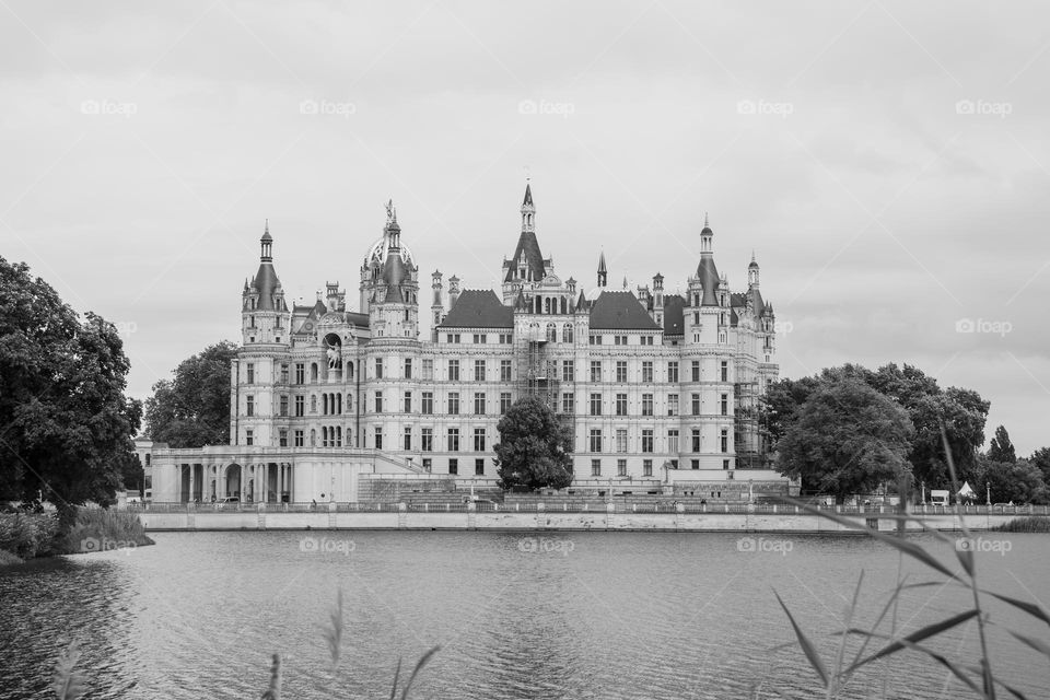 old castle in Schwerin