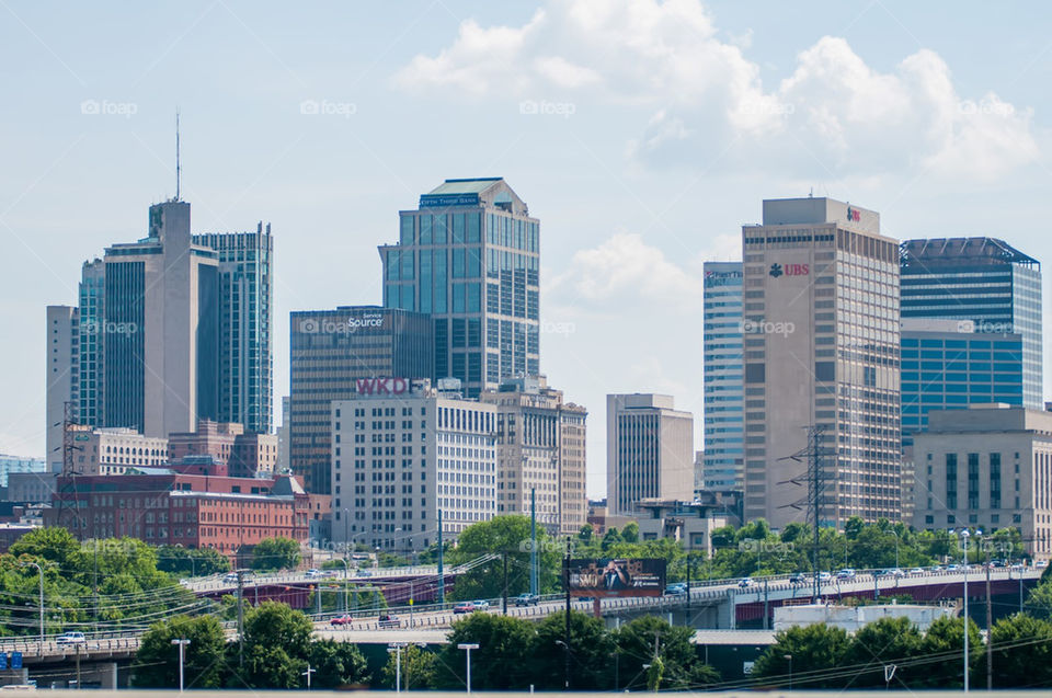 Nashville Tennessee city skyline