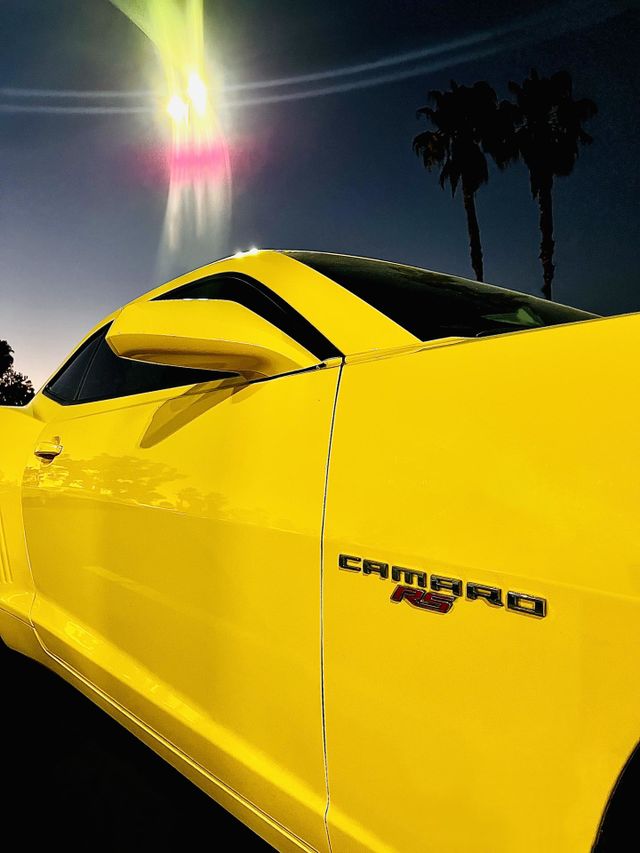 Yellow Camaro Car