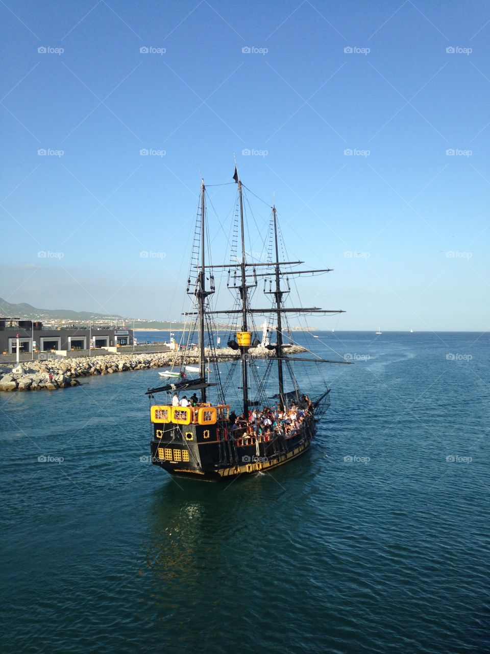 Pirate ship in Cabo