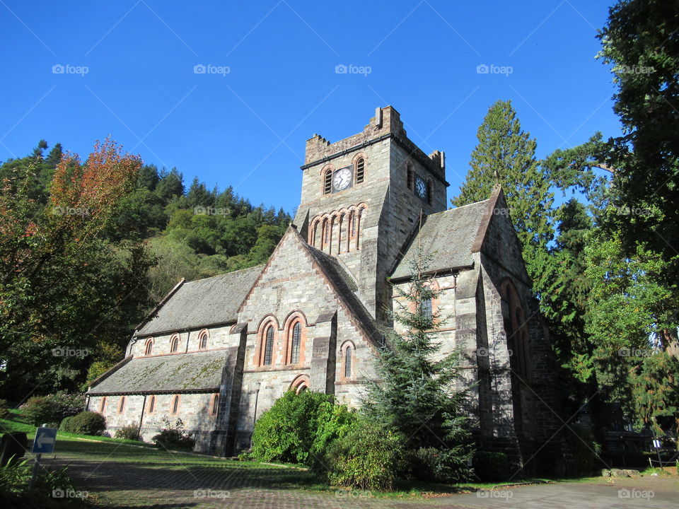 Saint Mary's Church at betsw-y-coed wales