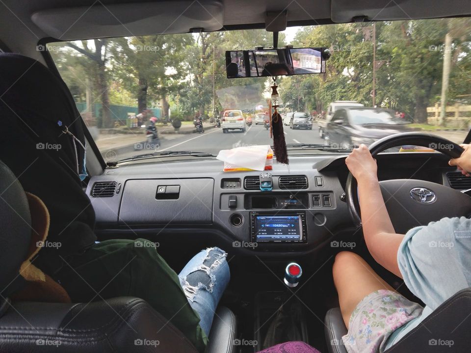 on the way back home