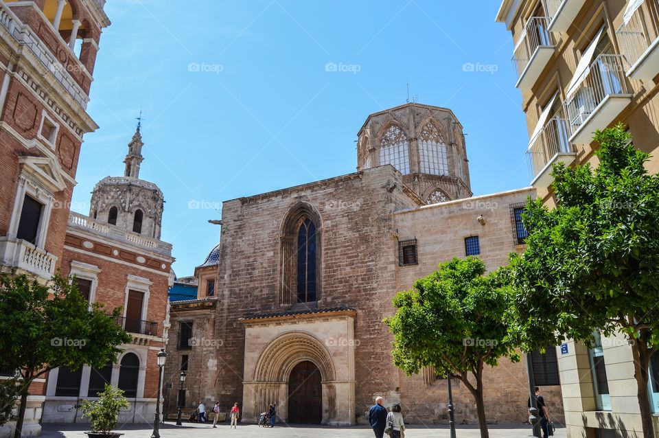 Plaza de la Almoina. Plaza de l'Almoina (Valencia - Spain)