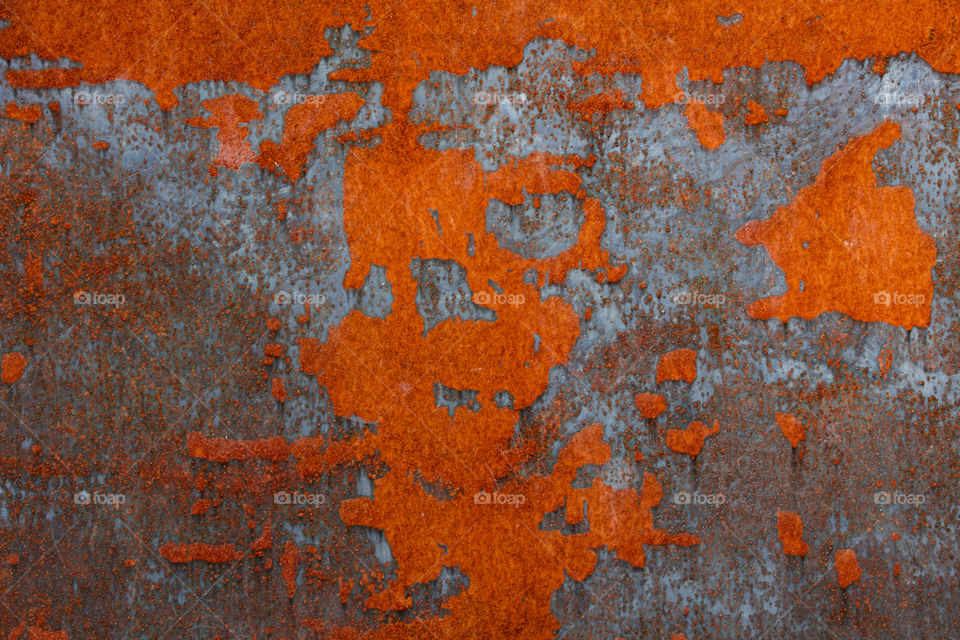 rusty plate