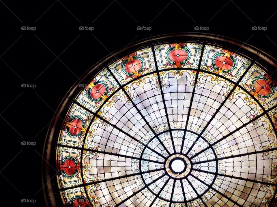 Kaleidoscope ceiling