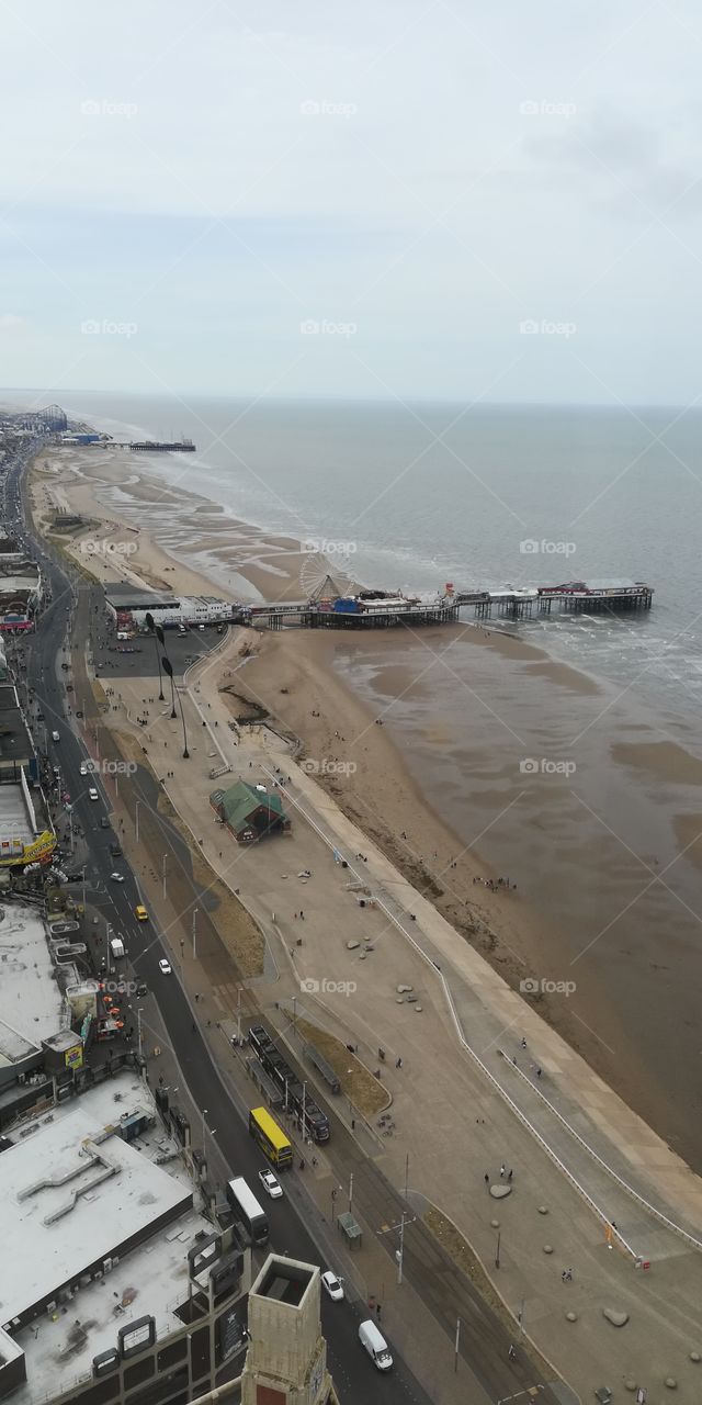 Another shot of Central Pier from the top of the Blackpool Tower