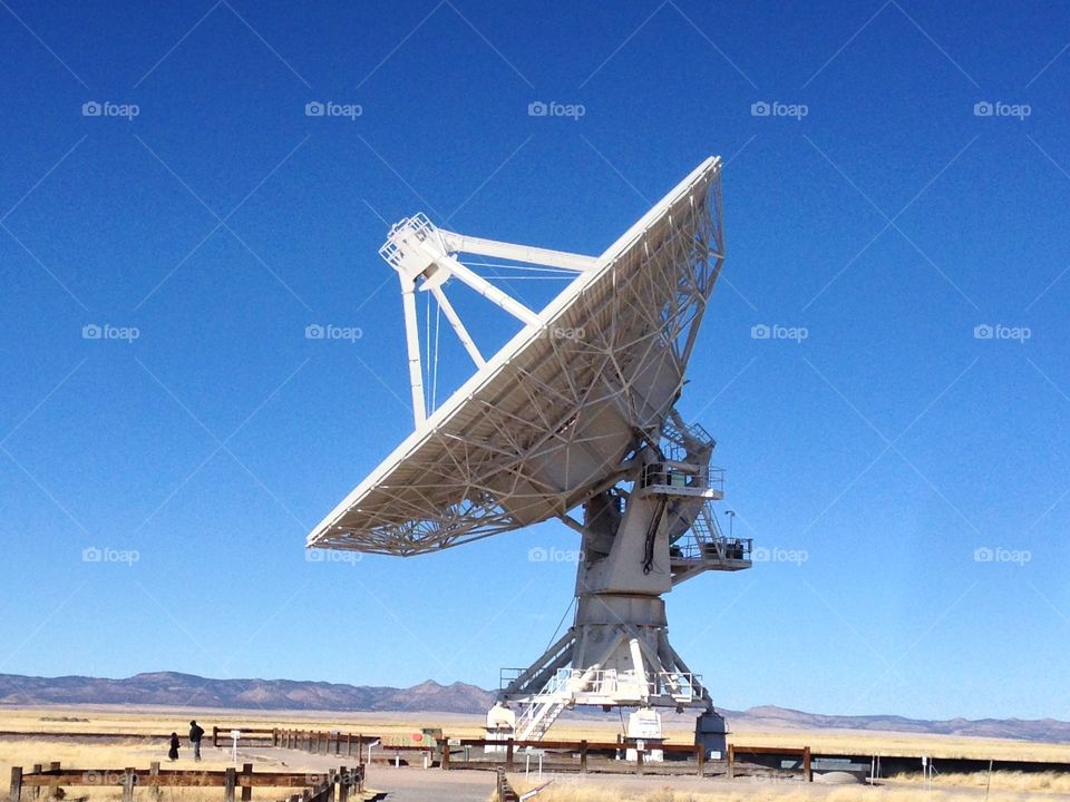 Satellite dish at the Very Large Array (VLA) near Magdelena, NM.