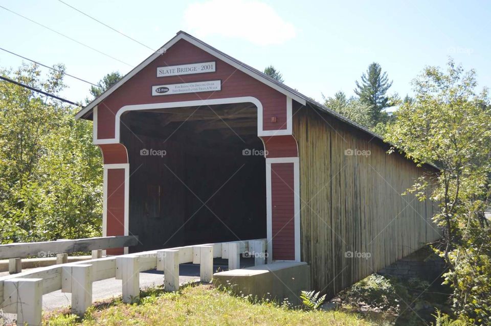 Slate Covered Bridge, Monadnock Region, NH
