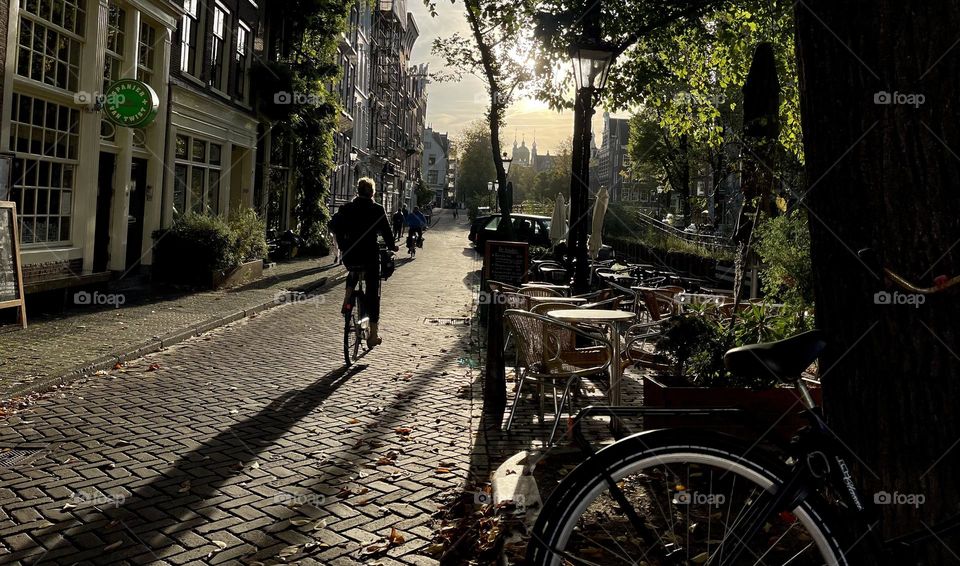 Morning Rush Hour Amsterdam