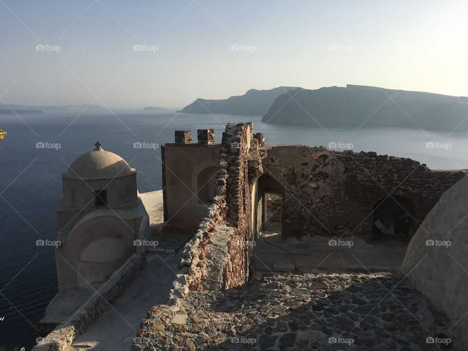 Santorini Greece Fort