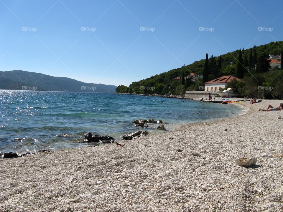 Croatian beach