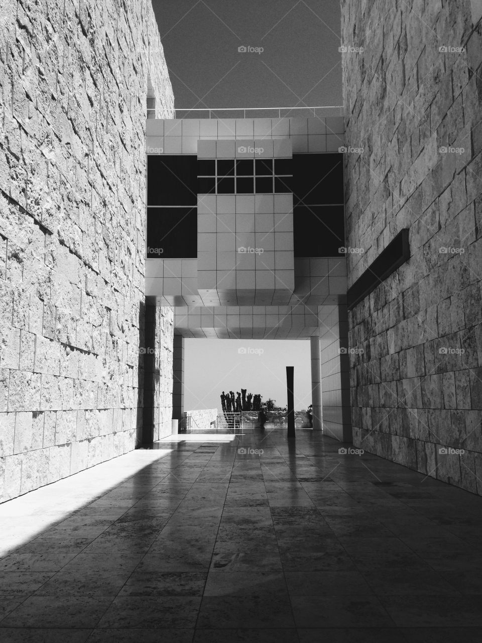 Getty Center . Architecture of the Getty Center in Los Angeles
