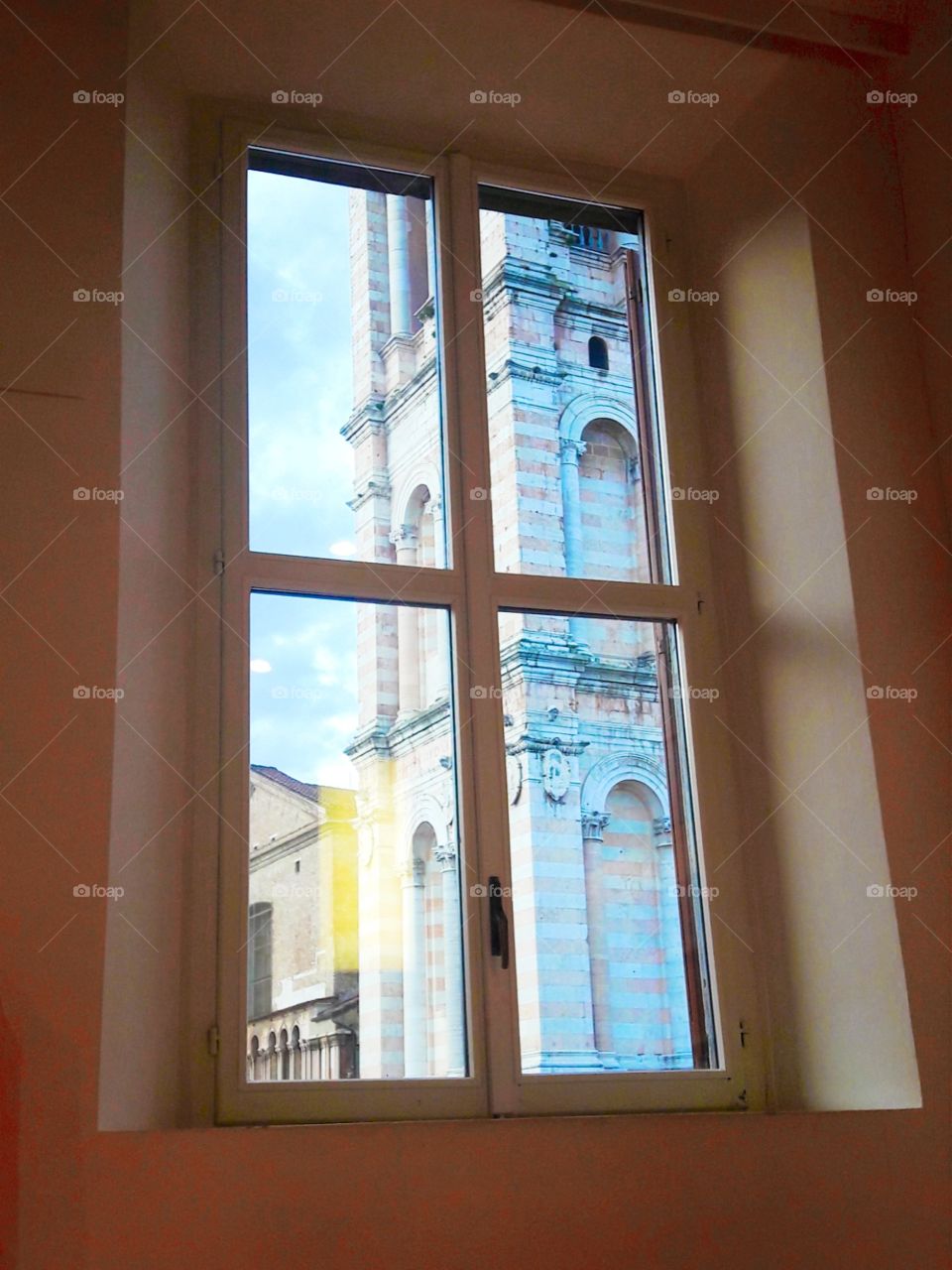 Ferrara in the window