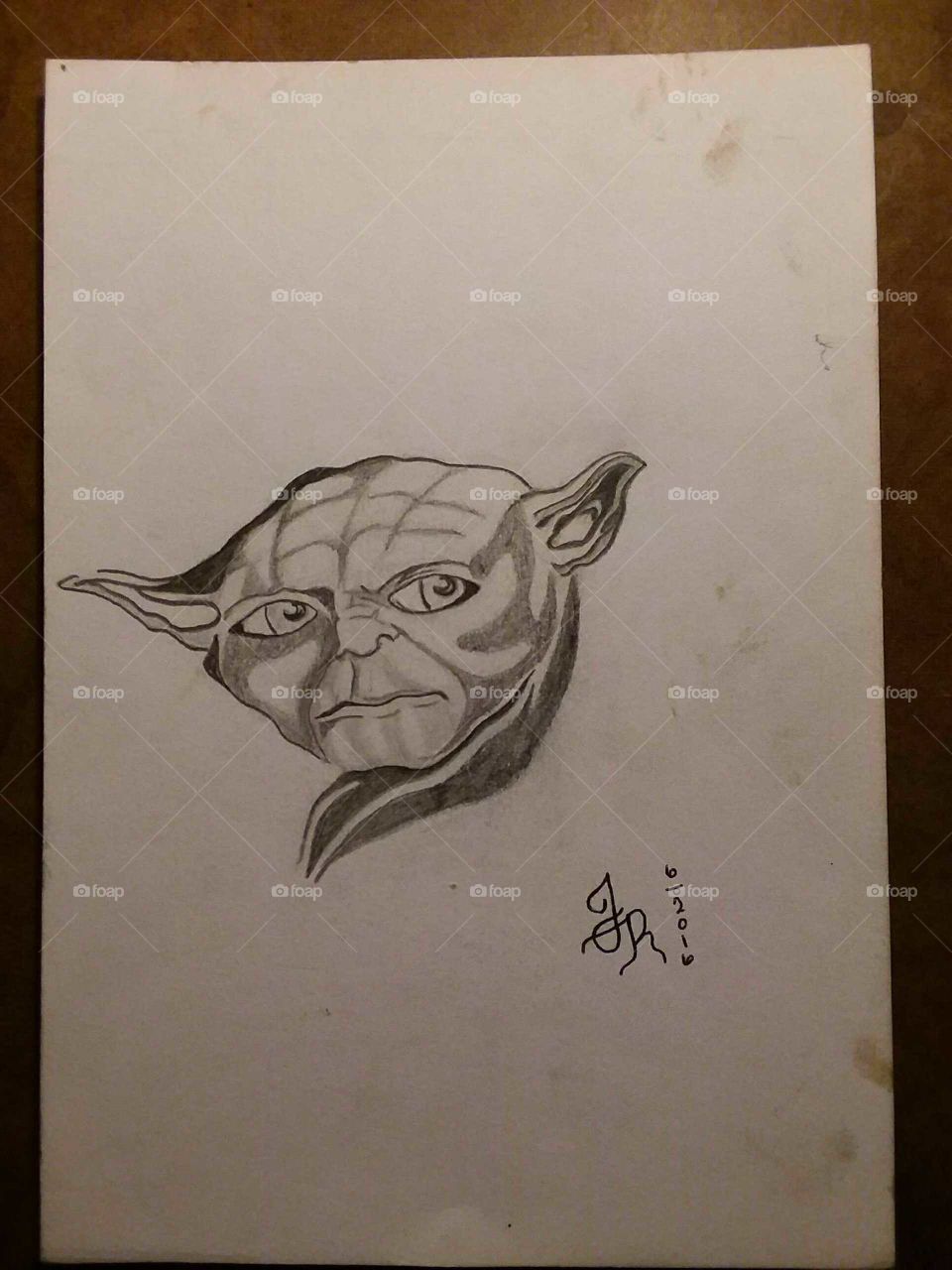 My Pencil Sketches; Yoda