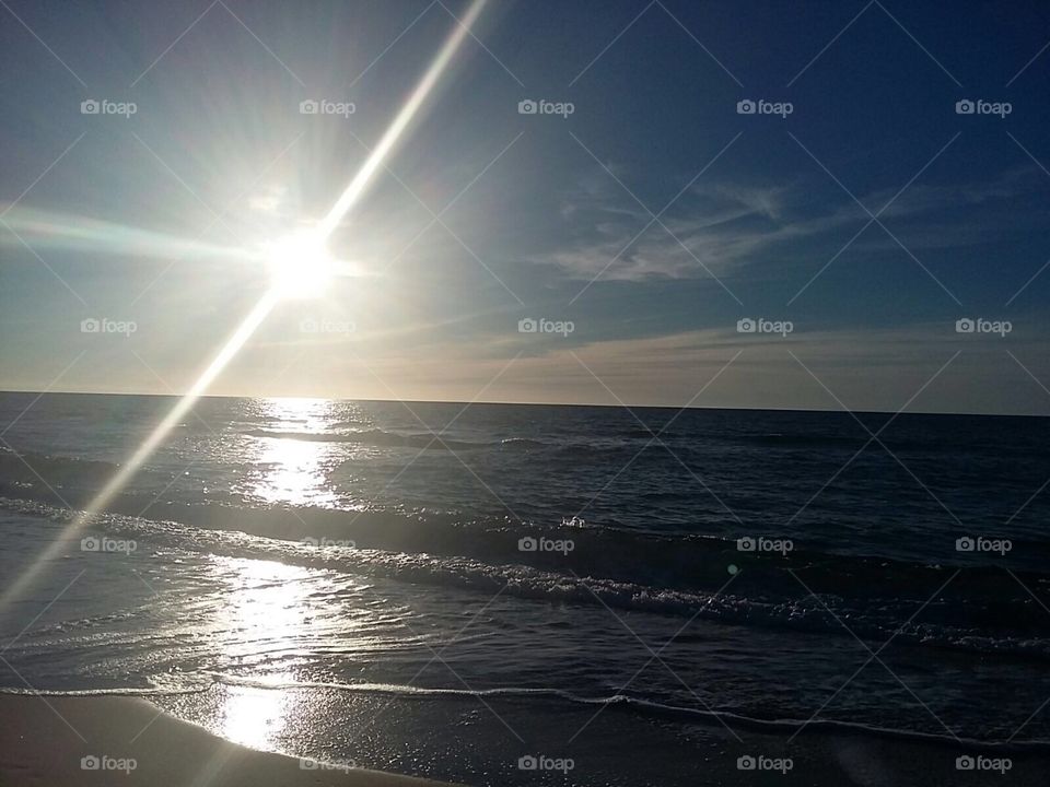 sunset; Beach sunset, sardinia; beautifulbeach , Italia , italy