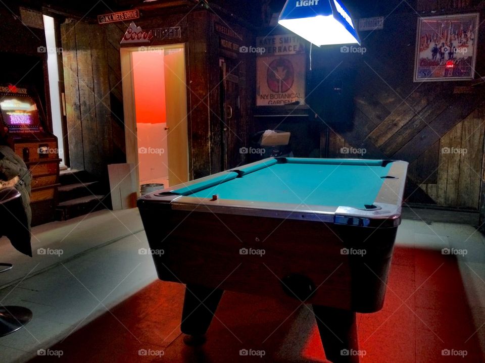 Some conversations are better with a pool table 
Bronx ny 