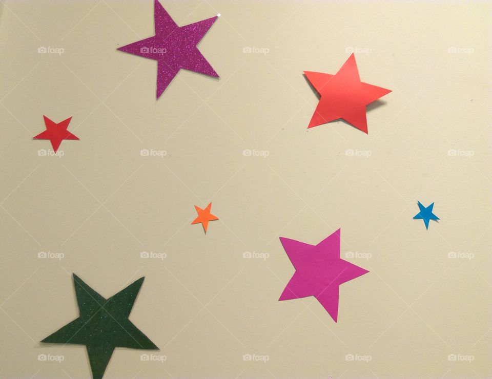 colorful stars
