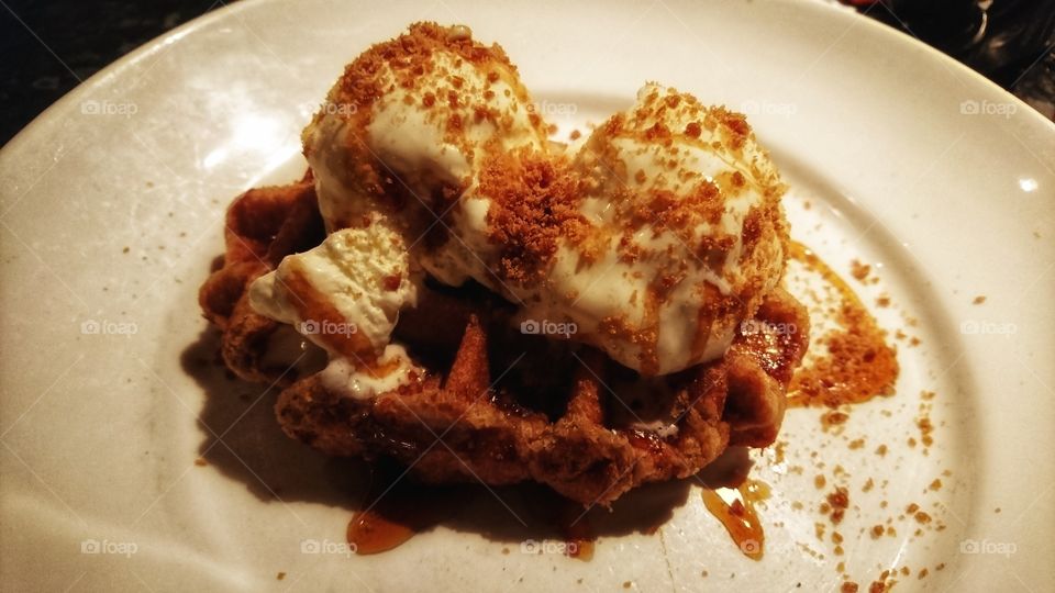 Cinnamon waffle