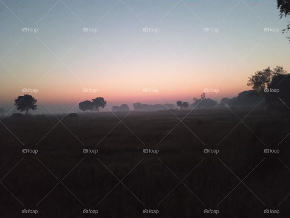 sunset time evening time