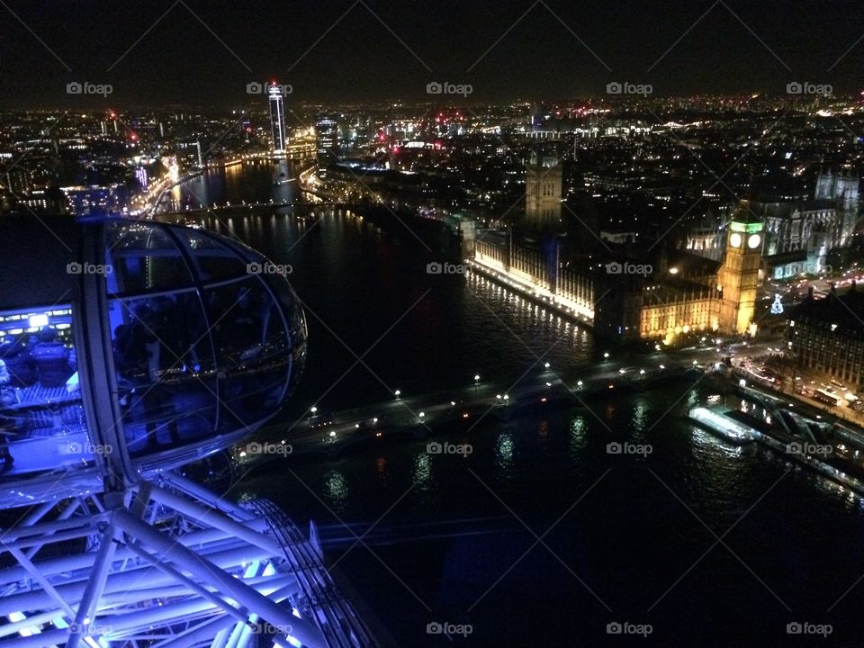 City, Bridge, Evening, Urban, Building