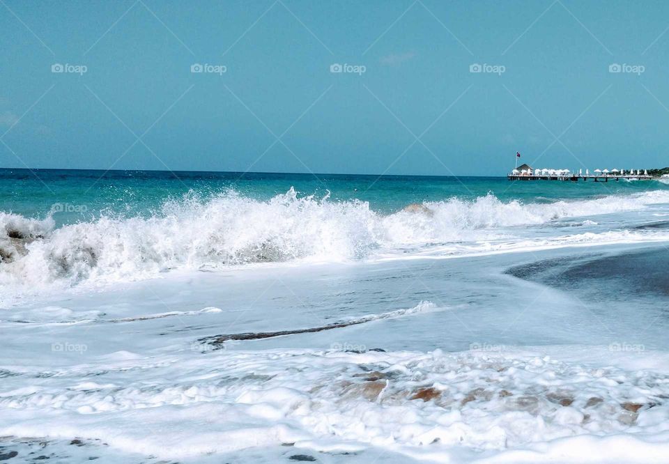 Mediterranian Sea, Side, Turkey