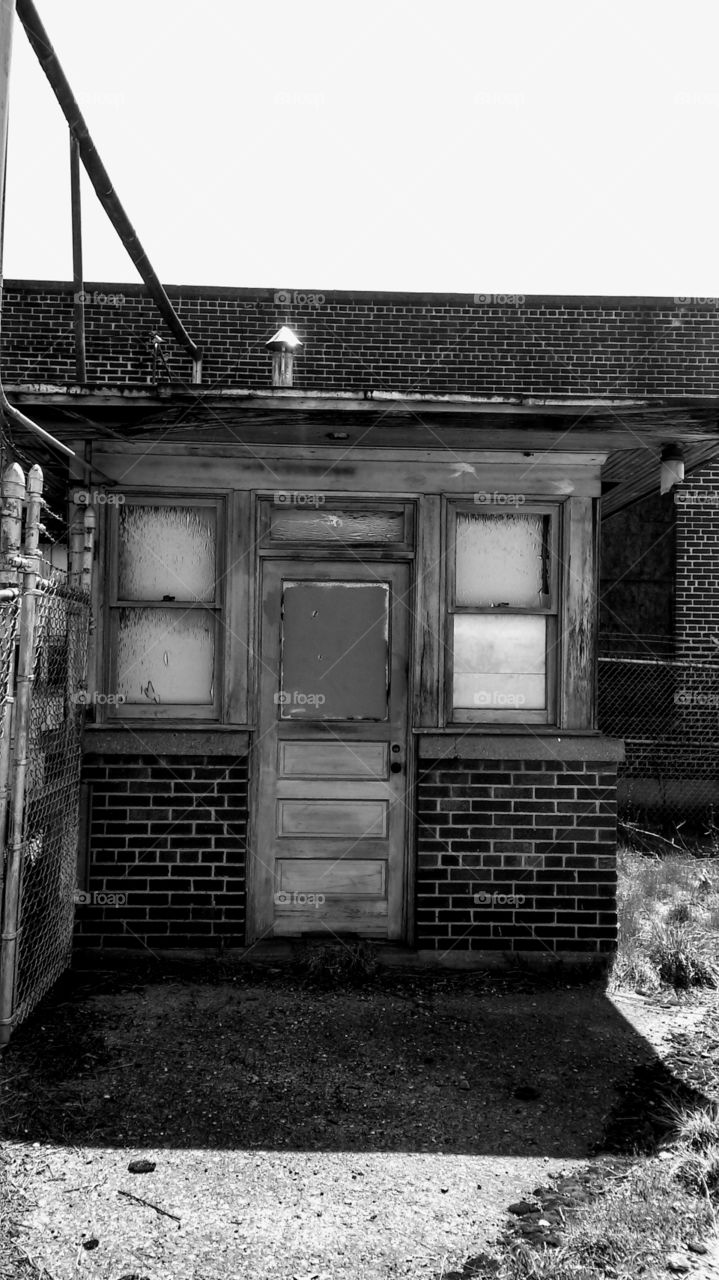 Monochrome, No Person, Door, Architecture, Street