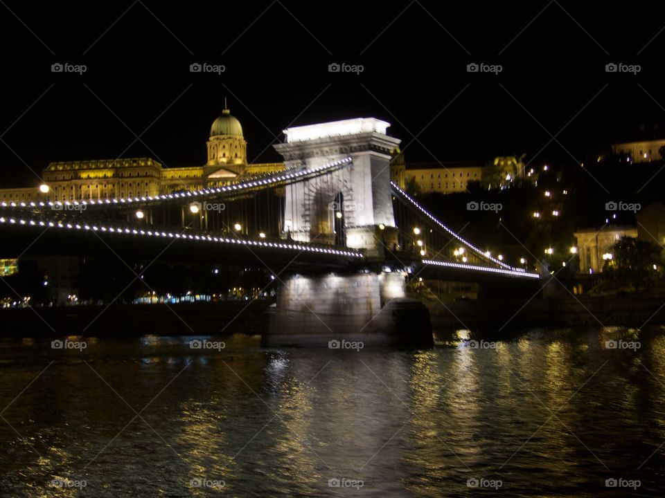 Budapest by night. Budapest in Hungary by night. 