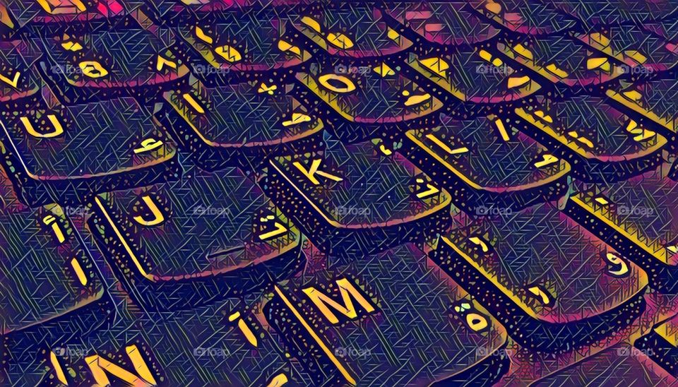 Characters in a keyboard