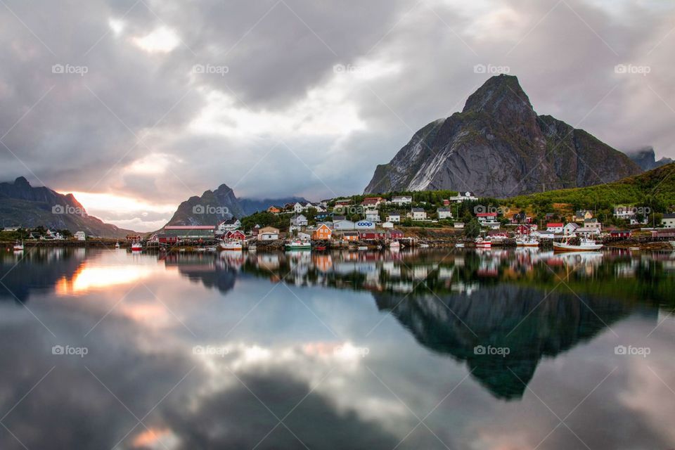 Long exposure in Reine 