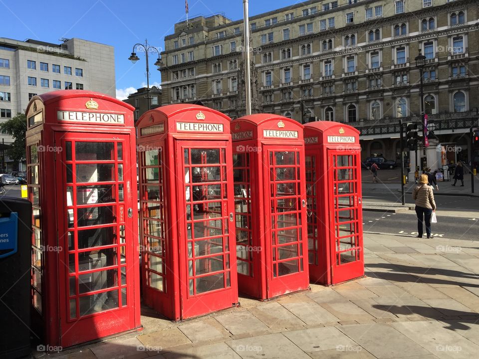 Popular telephone booths