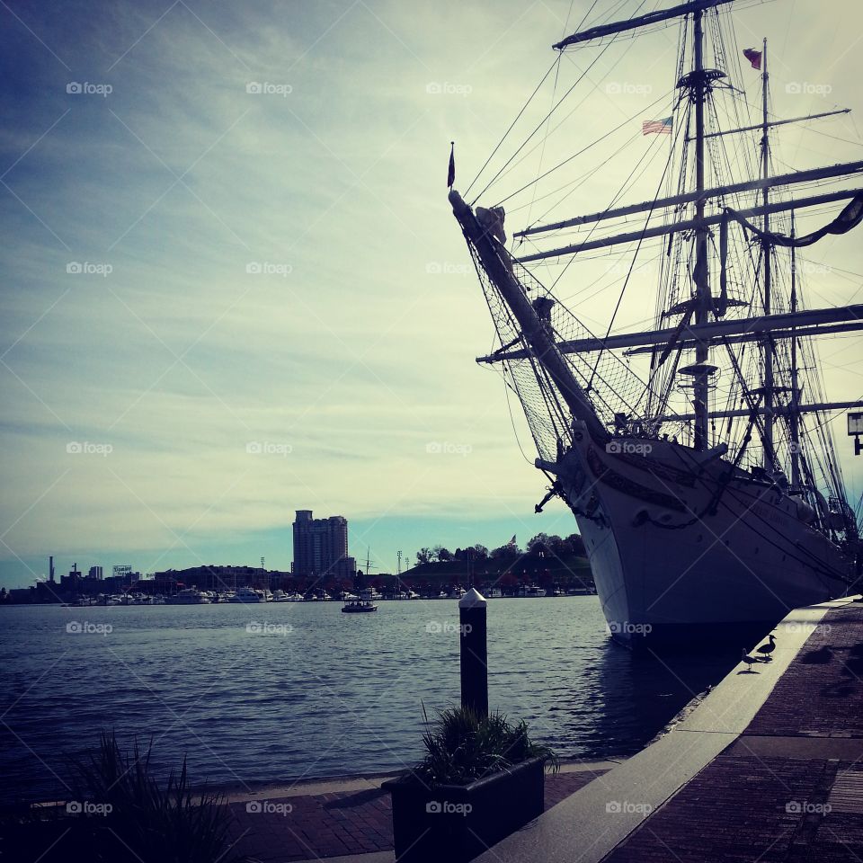 Inner Harbor. taken on the way to my friend's wedding 