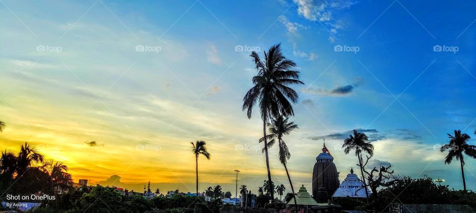 different shades of sky