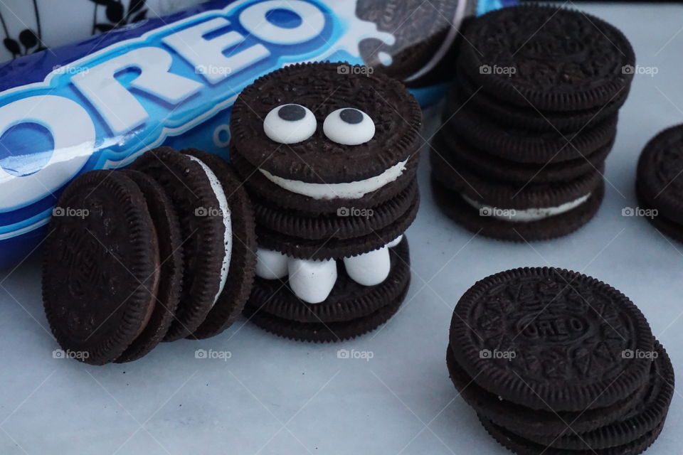 Smiley Oreo Cookie Monster 